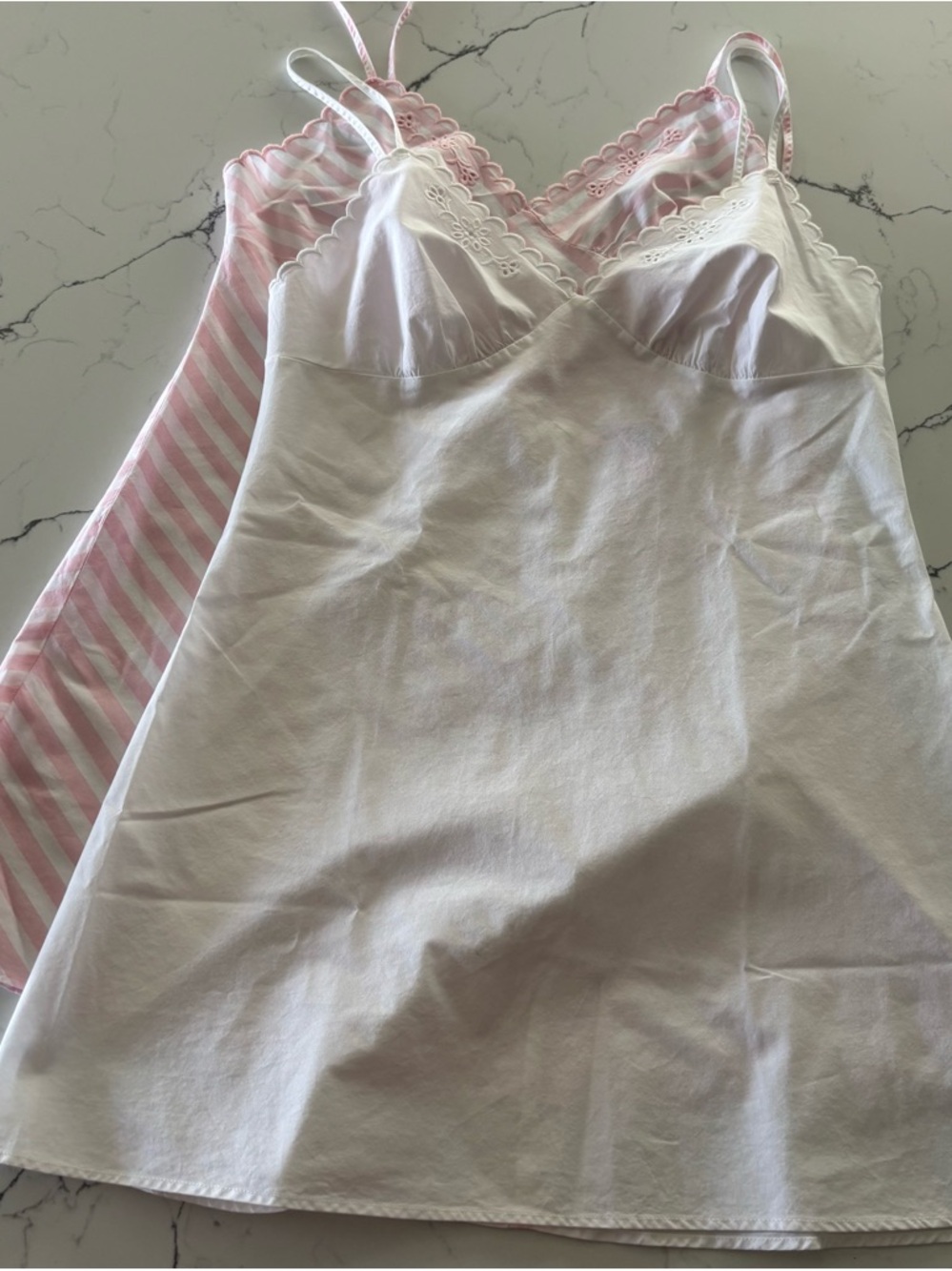 Victoria's Secret Lace-Trim Mini Slip. - Picture 3 of 16